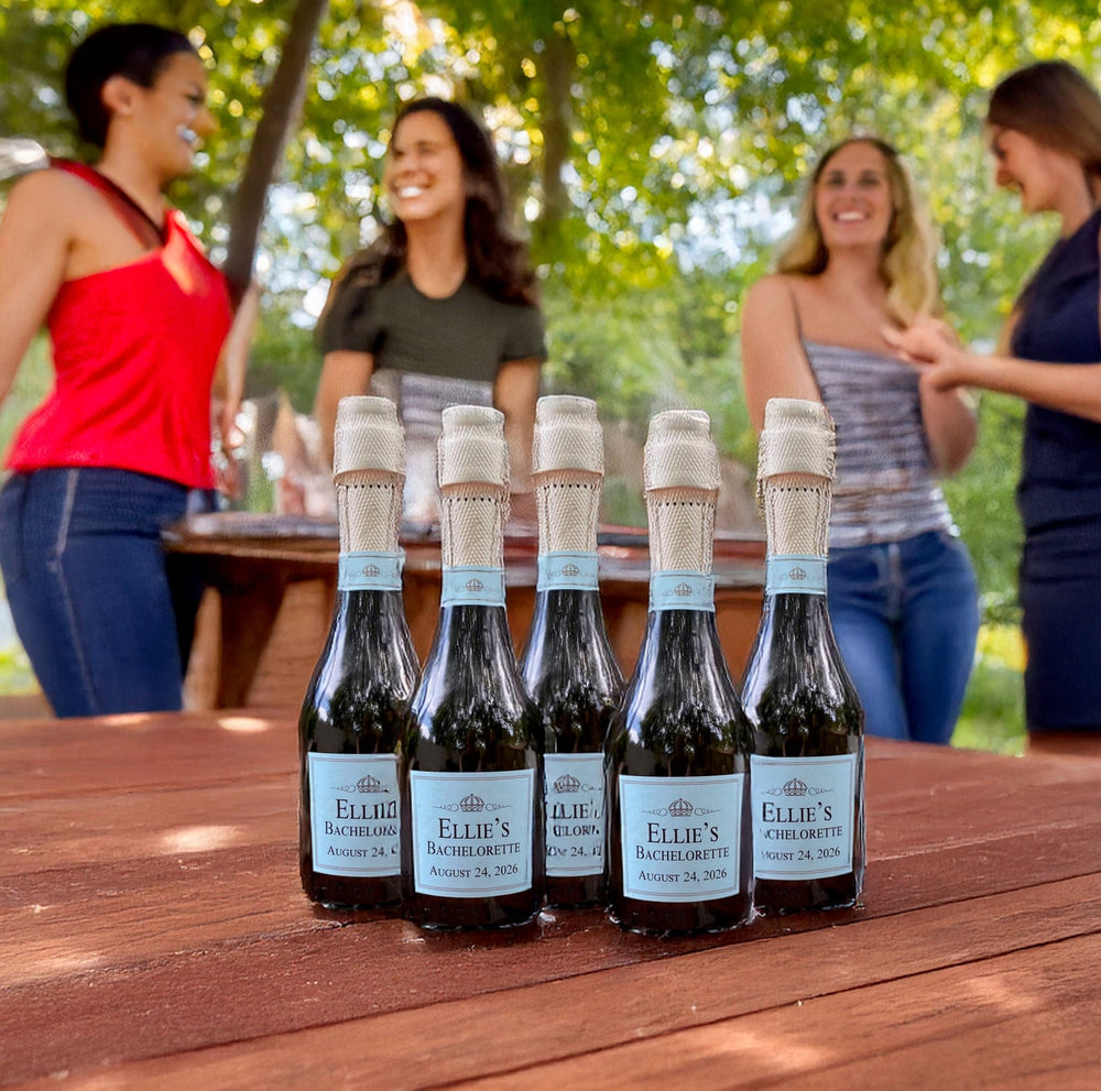 Bachelorette Party Prosecco labels