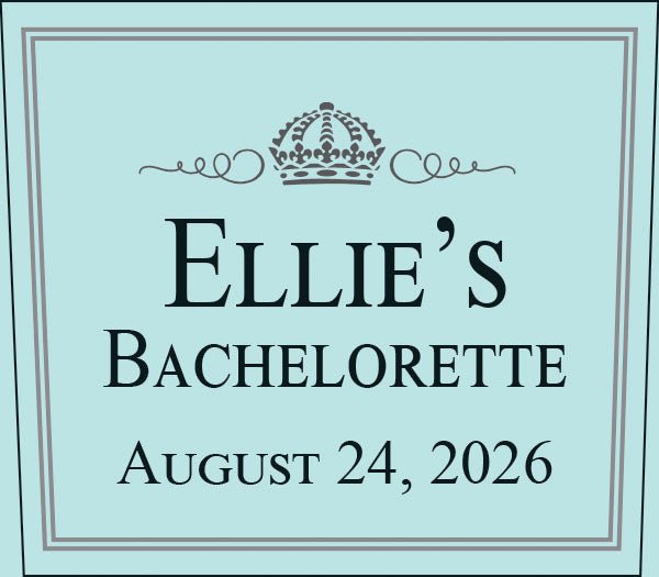 Bachelorette Party Prosecco labels - Labelyourlife
