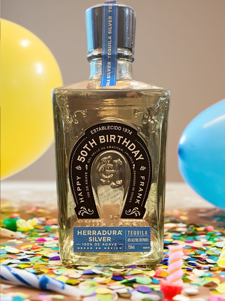 Personalized Birthday Herradura tequila label | Labelyourlife