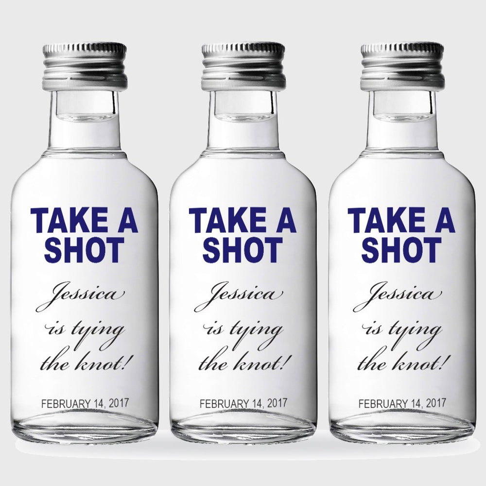 Absolut style Bachelorette Party Favor labels