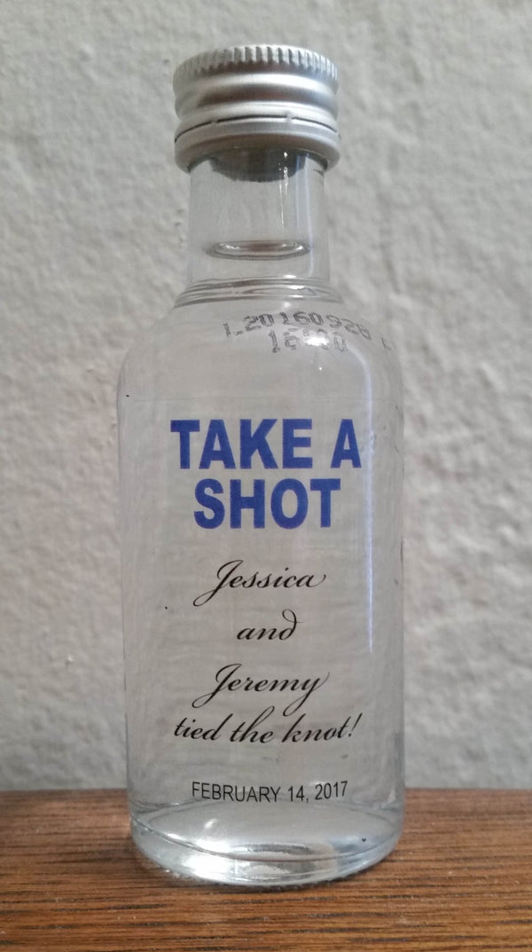 Absolut style Bachelorette Party Favor labels - Labelyourlife