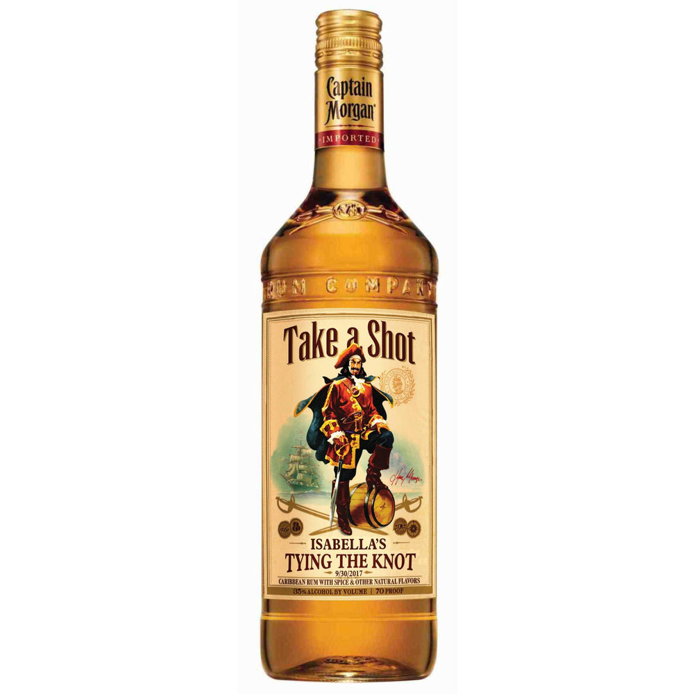 Bachelorette Party Captain Morgan style 750 mL labels