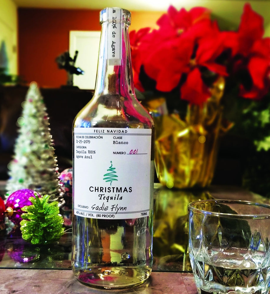 Custom Casamigos Christmas Bottle Labels