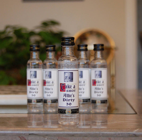 Ketel One personalized birthday shot labels - Labelyourlife