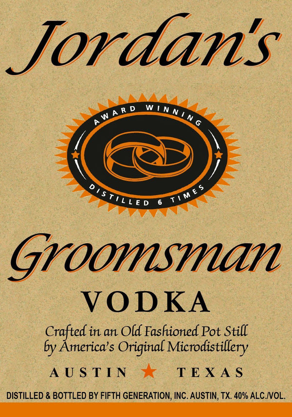 Personalized Groomsman Gift Tito's Vodka Label - Labelyourlife