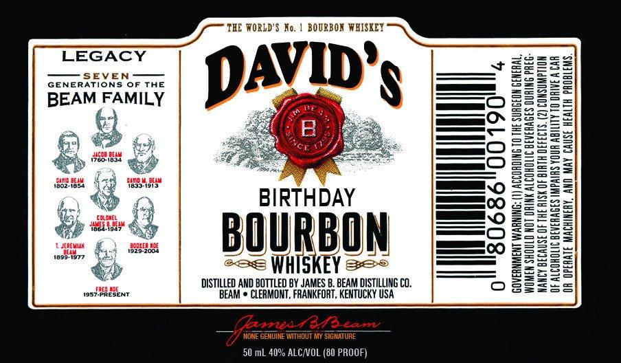 Jim Beam Personalized Mini Liquor Bottles | Labelyourlife