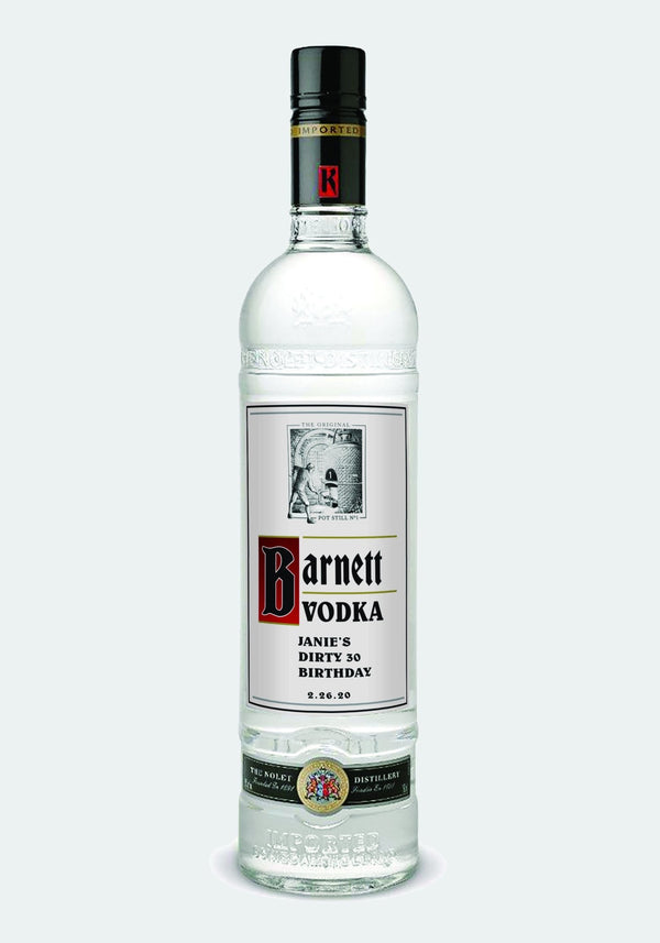 Personalized Ketel One vodka birthday label - Labelyourlife