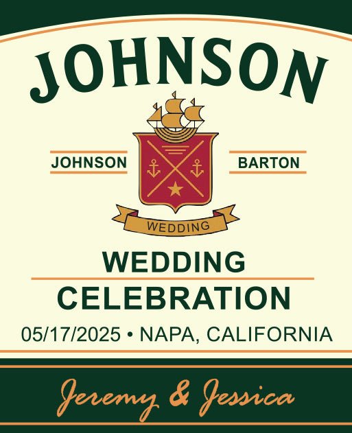 Personalized liquor minis make great wedding favors! | Labelyourlife