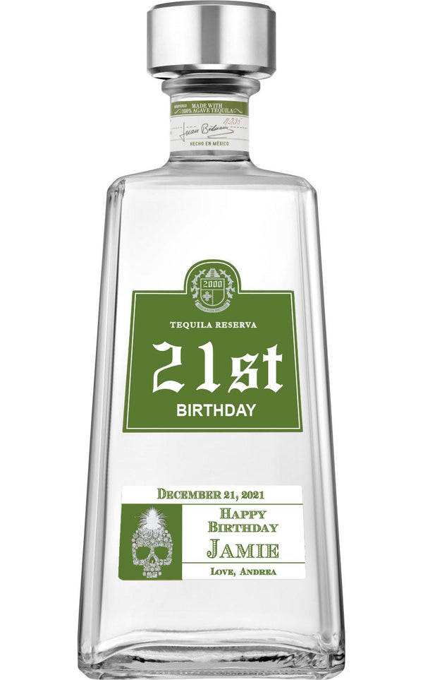 1800 Coconut Tequila Personalized Birthday Labels - Labelyourlife