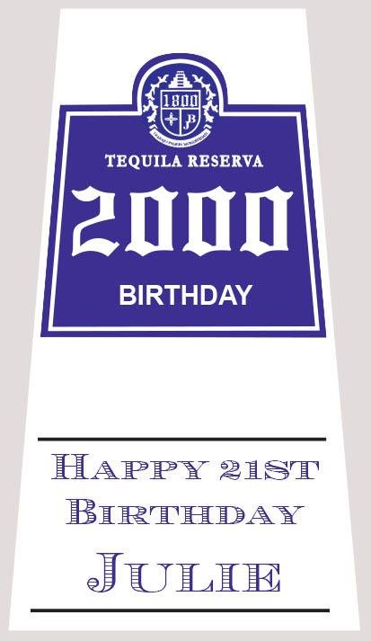 1800 Nip Labels Birthday Party Favor - Labelyourlife