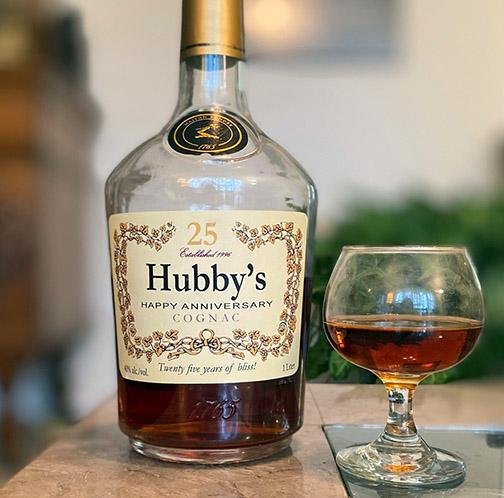 Anniversary Hennessy Gift Label - Labelyourlife