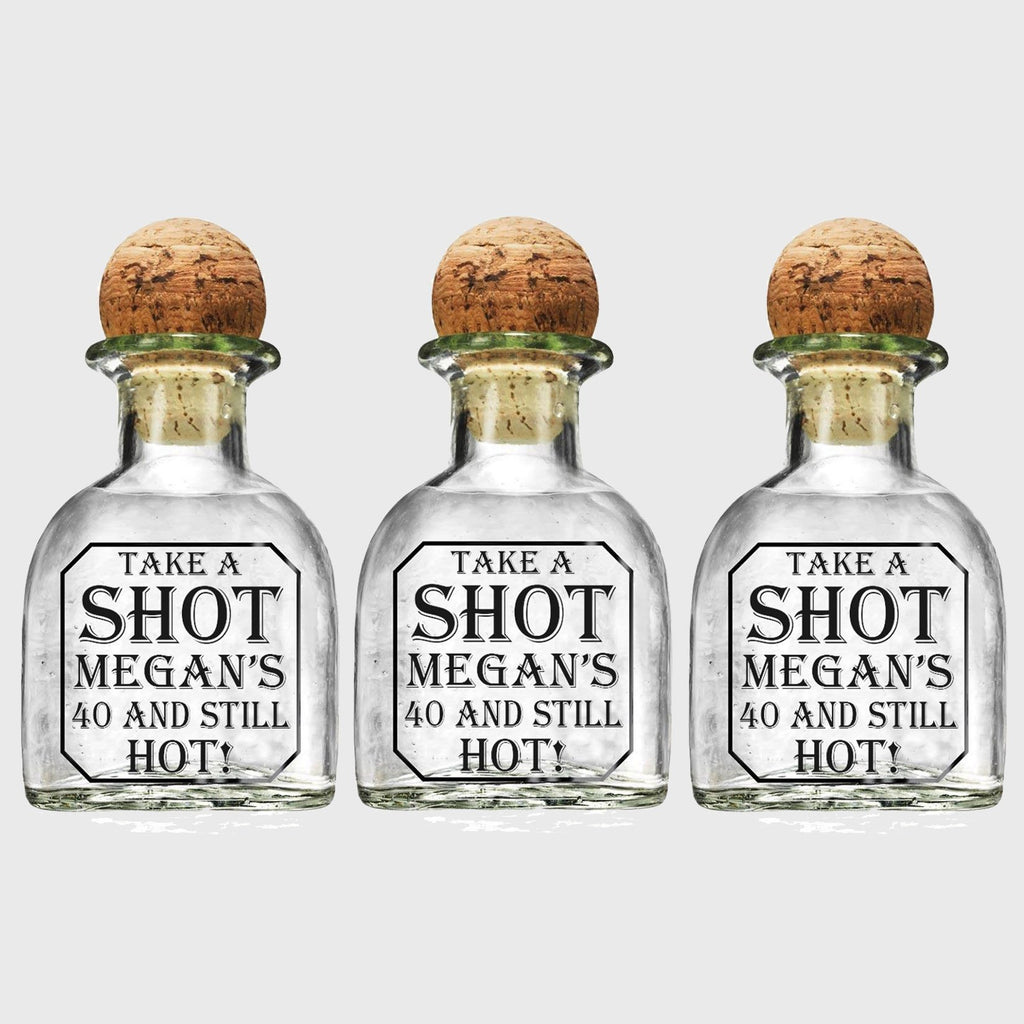 Patron Style Personalized Birthday Party Favors | Labelyourlife