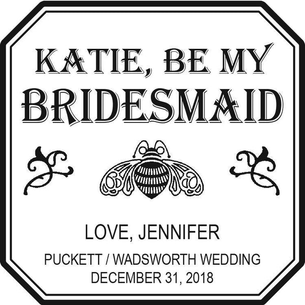 Bridesmaid Patron label gifts - Labelyourlife