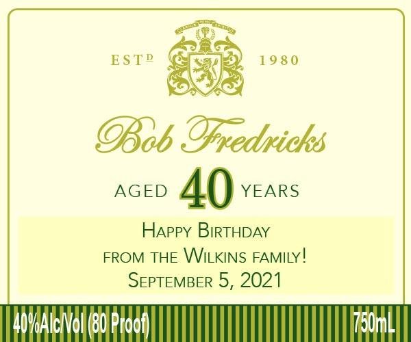 Buchanan's Whisky Personalized Birthday Labels - Labelyourlife