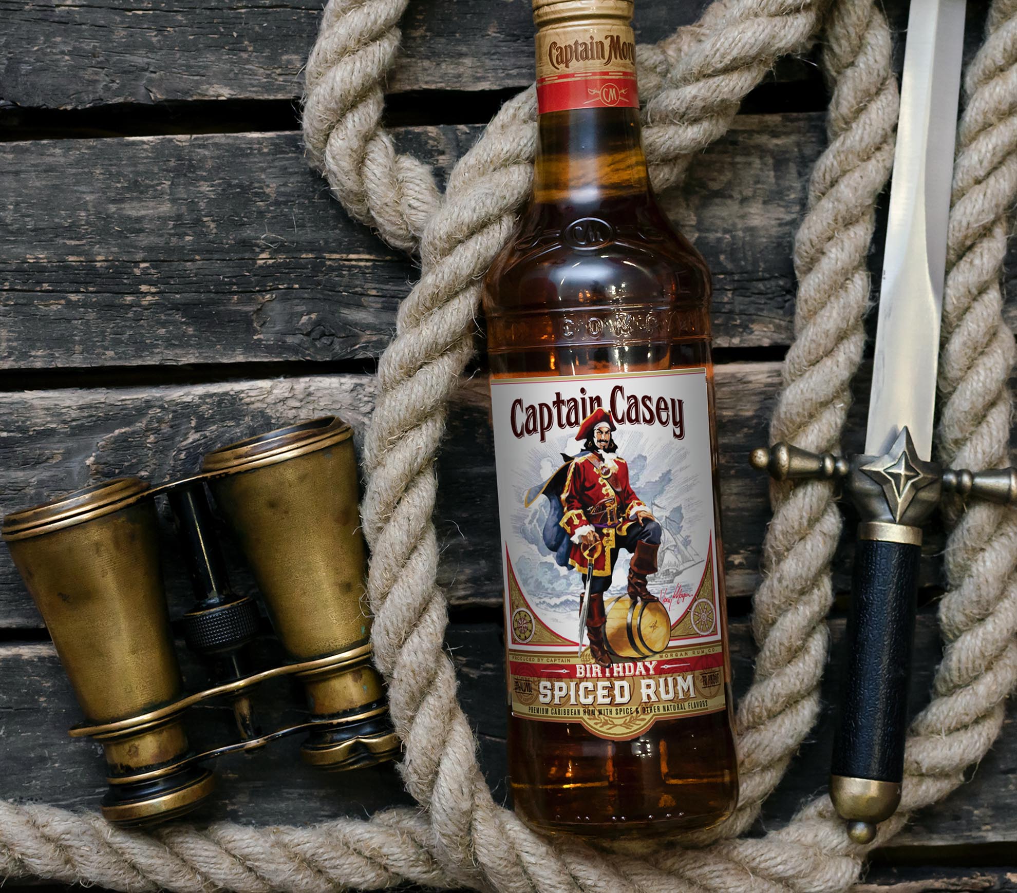 captain morgan label