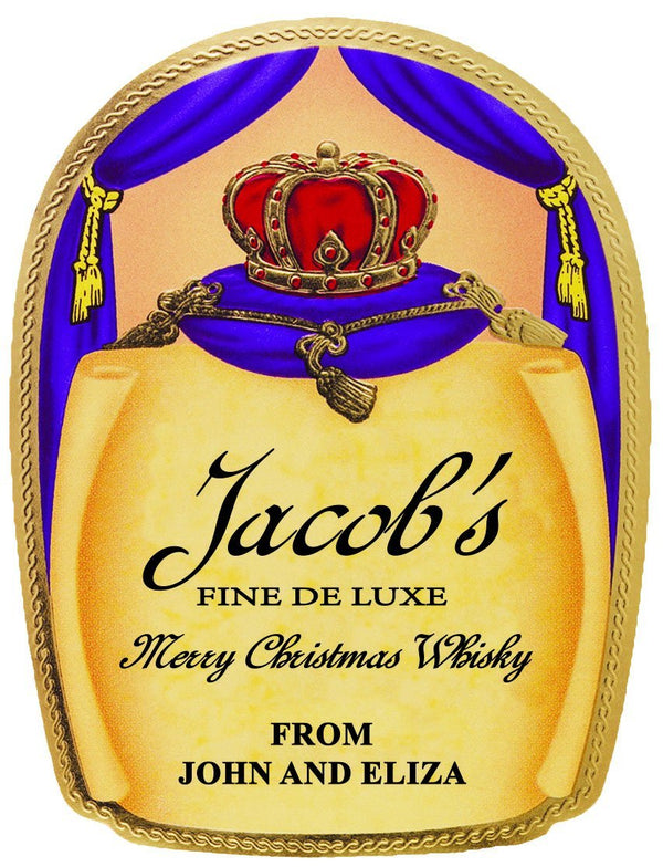 Crown Royal Whisky personalized Christmas labels - Labelyourlife