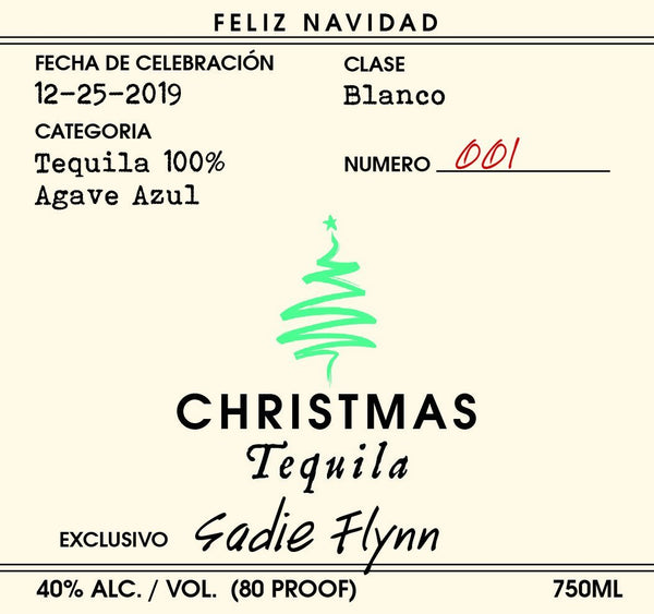 Custom Casamigos Christmas Bottle Labels - Labelyourlife