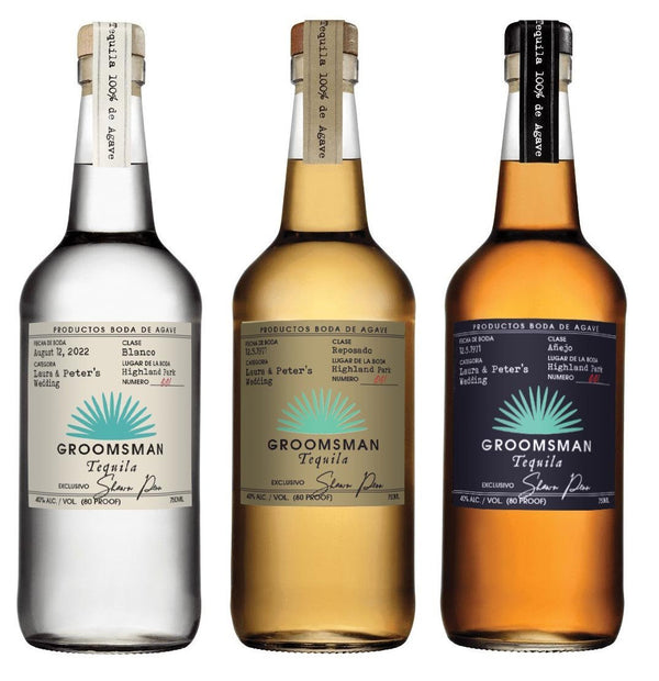 Groomsman Casamigos Tequila gift labels - Labelyourlife