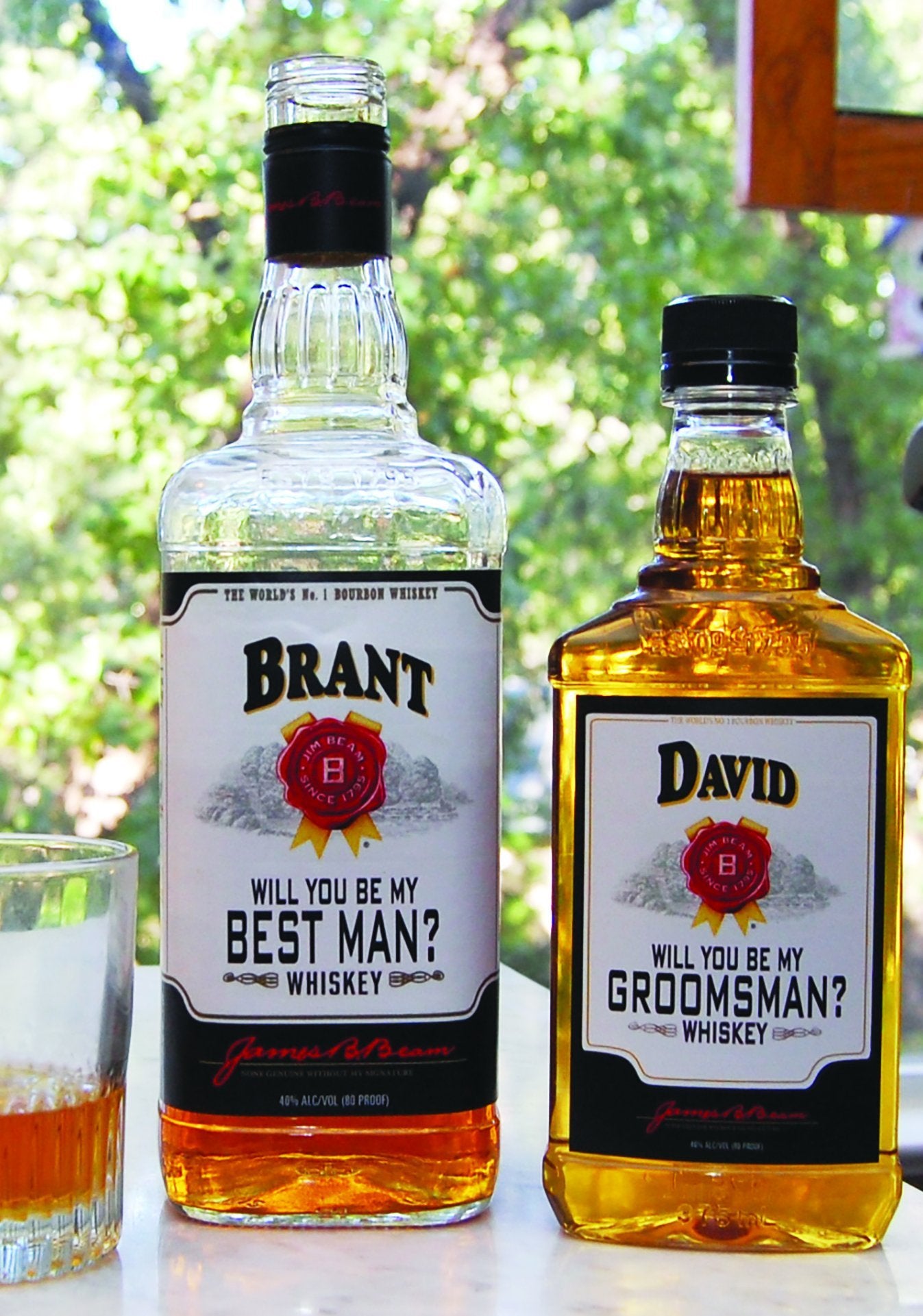 Jim Beam Custom Groomsmen Gifts | Labelyourlife