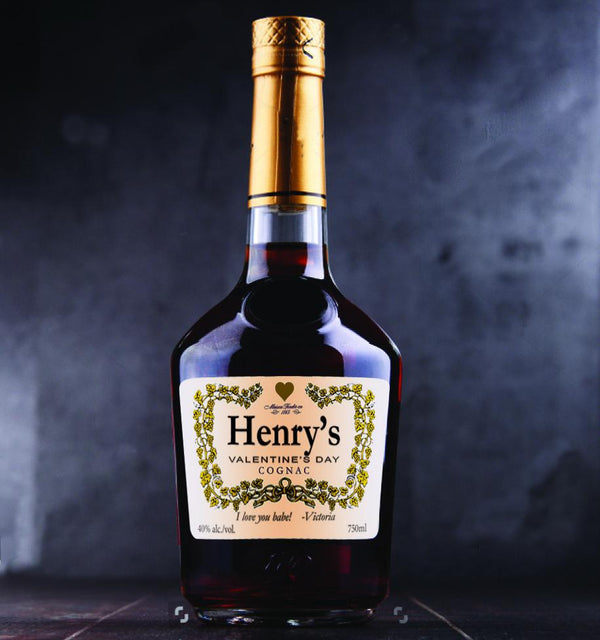 Hennessy Valentine's Gift Label - Labelyourlife