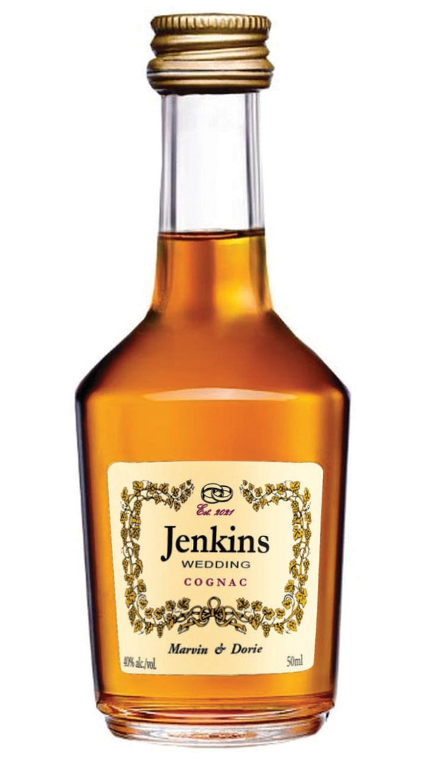 Hennessy Wedding favor labels - Labelyourlife