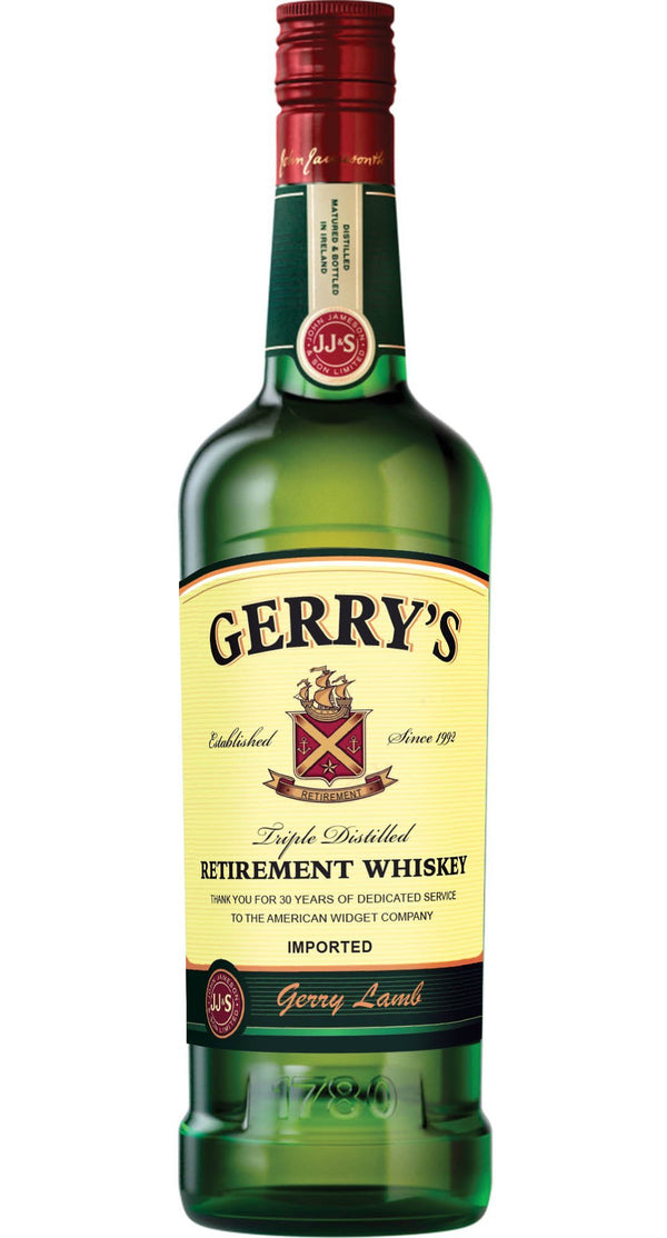 Jameson Irish Whiskey Personalized Retirement Gift Labels - Labelyourlife