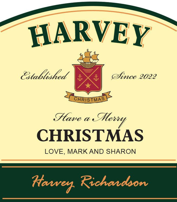 Jameson Whiskey Custom Christmas Gift label - Labelyourlife