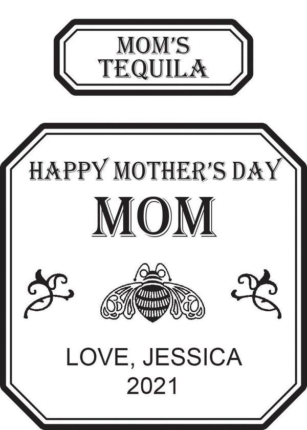 Mother's Day Patron label - Labelyourlife
