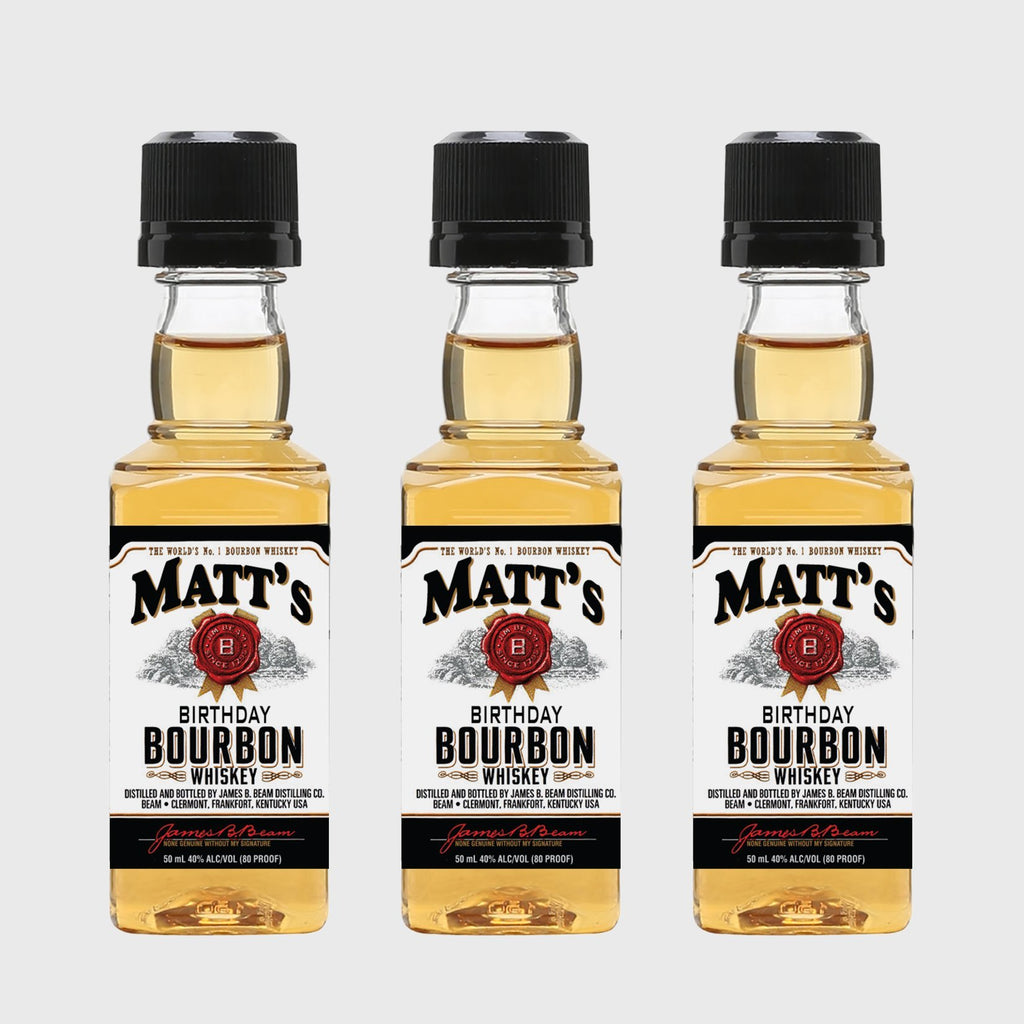 Jim Beam Personalized Mini Liquor Bottles | Labelyourlife