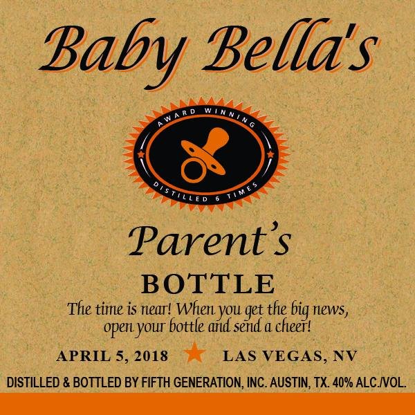 Tito's vodka Baby Shower favor labels - Labelyourlife